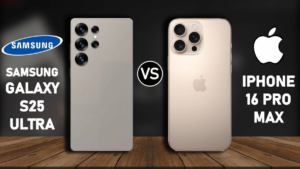 Read more about the article iPhone 16 Pro Max vs. Samsung Galaxy S25 Ultra: The Ultimate Flagship Showdown